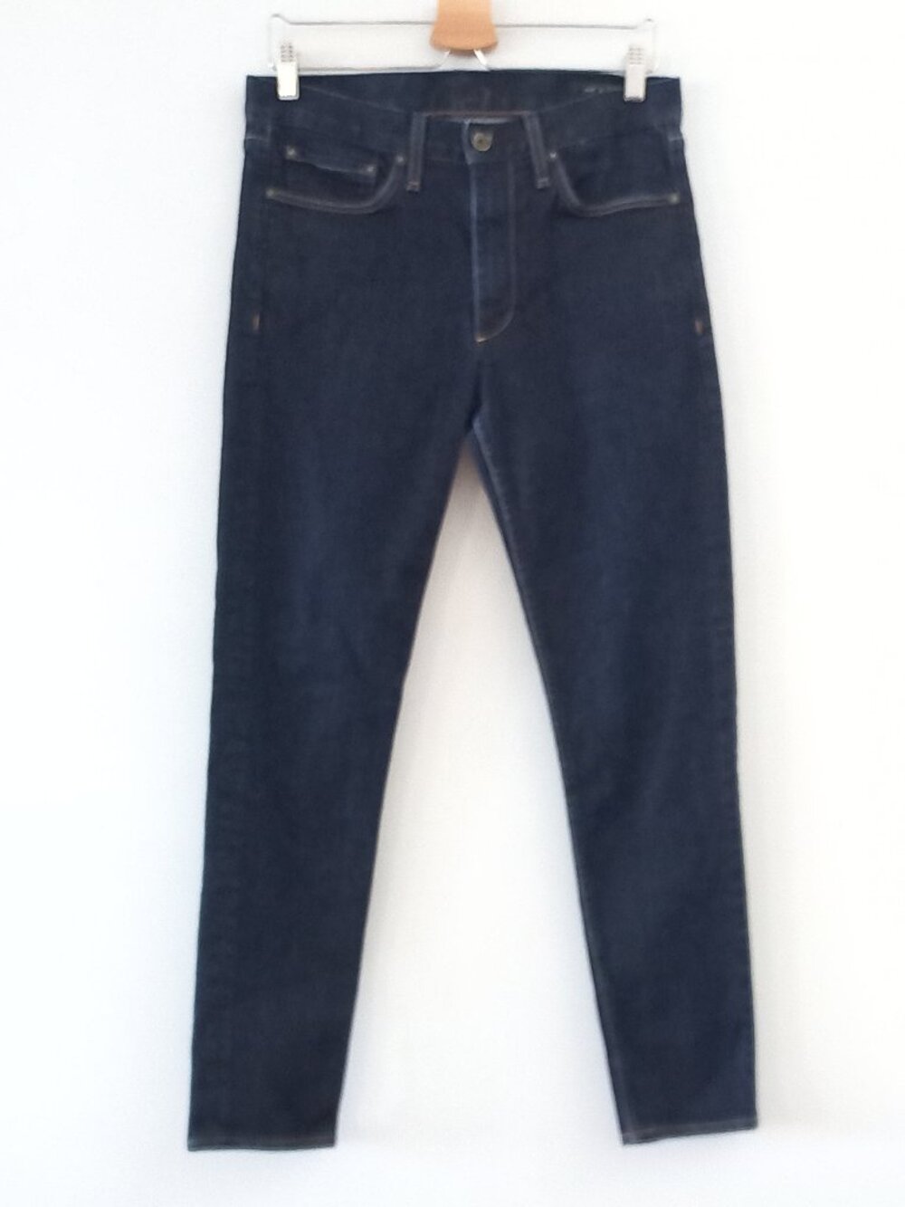 RAG & BONE 32 x 32 slim straight raw denim jeans